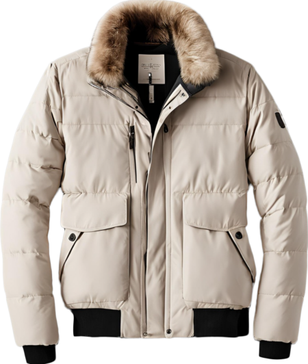 Beige Winter Jacket